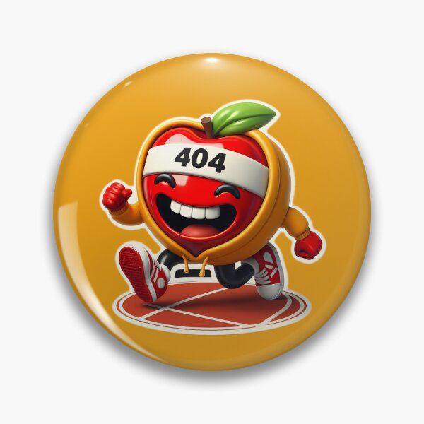 Item preview, Design stickers hilarious running red Apple 5 designed and sold by P2Genies.
