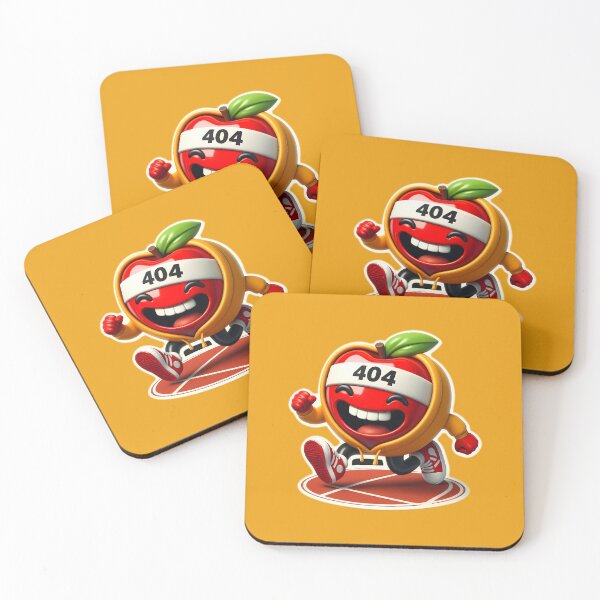 Item preview, Design stickers hilarious running red Apple 5 designed and sold by P2Genies.