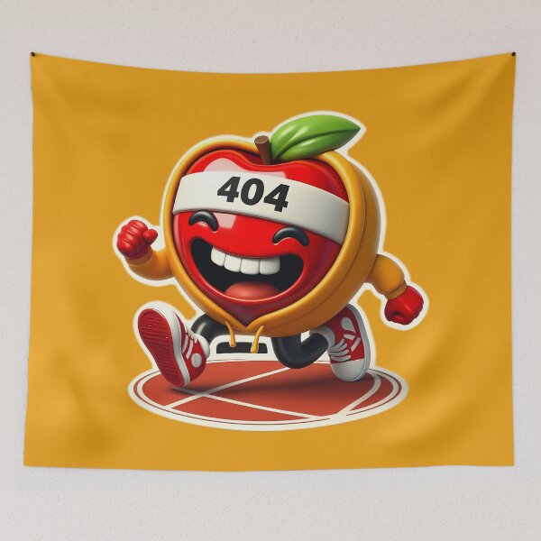 Item preview, Design stickers hilarious running red Apple 5 designed and sold by P2Genies.