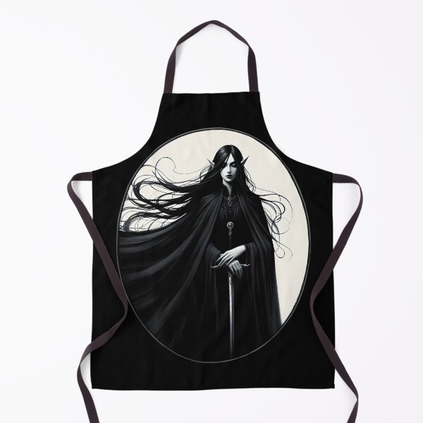 Item preview,  Mysterious Dark Elf Warrior Portrait designed and sold by IllumeInk.