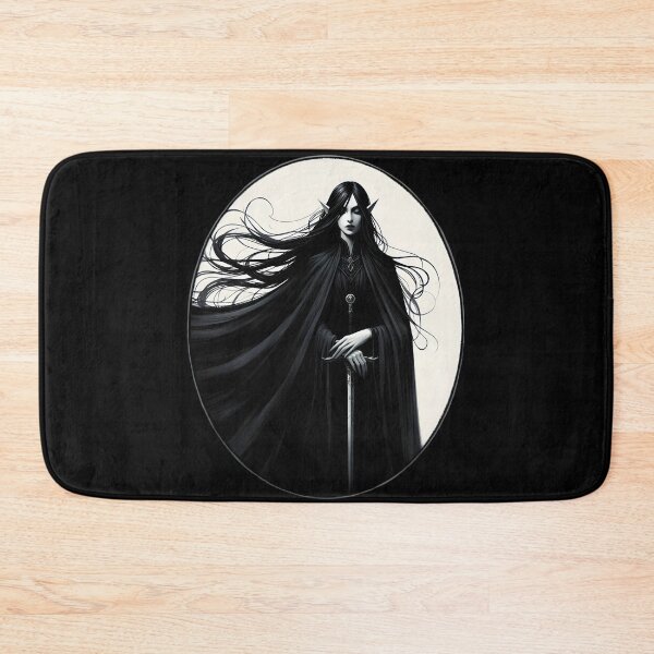 Item preview,  Mysterious Dark Elf Warrior Portrait designed and sold by IllumeInk.