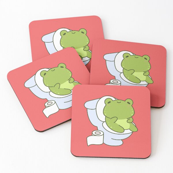 Item preview, Froggy on the Toilet designed and sold by cuteart.