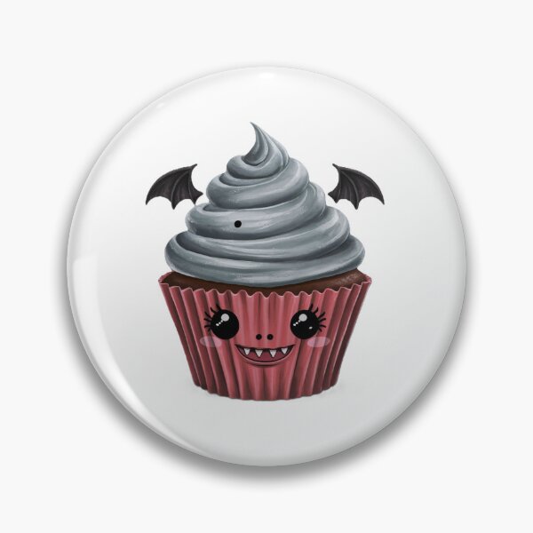Item preview, Cupcake Vampiro Fofo / Cute Vampire Cupcake designed and sold by debbiebento.