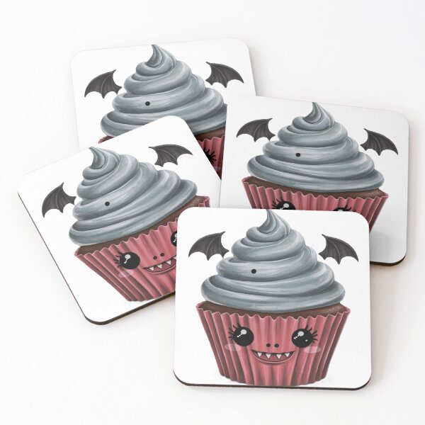 Item preview, Cupcake Vampiro Fofo / Cute Vampire Cupcake designed and sold by debbiebento.