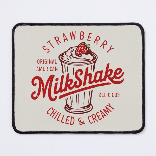 Item preview, Retro American Strawberry Milkshake designed and sold by Creative Magia.