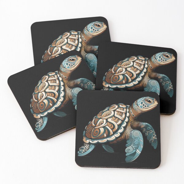 Item preview, Tribal Turtle designed and sold by TeeTemptation.