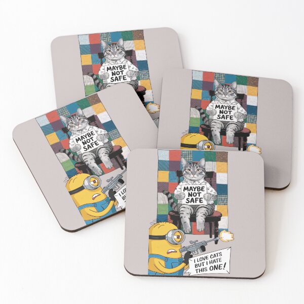 Item preview, Minion & cat designed and sold by BugiDesignArt.