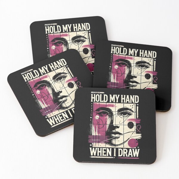 Item preview, Hold My Hand When I Draw - Abstract Art designed and sold by Blink Art Studio.