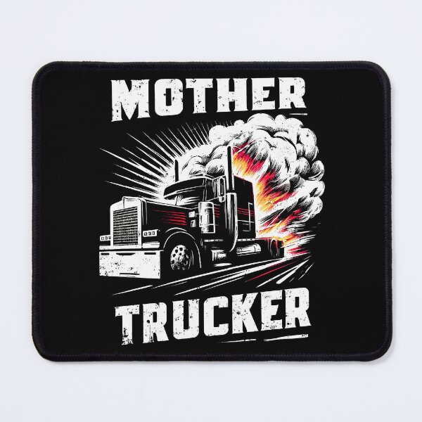 Item preview, Bold "Mother Trucker" Distressed Graphic Design designed and sold by Tabu Touch.
