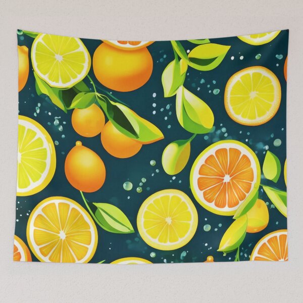 Item preview, Citrus Kaleidoscope: A Vibrant Medley designed and sold by Health And Fitness Posts e-Store.