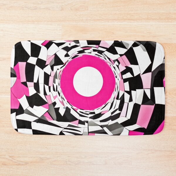 Item preview, Pink Vortex: A Checkered Descent designed and sold by Health And Fitness Posts e-Store.