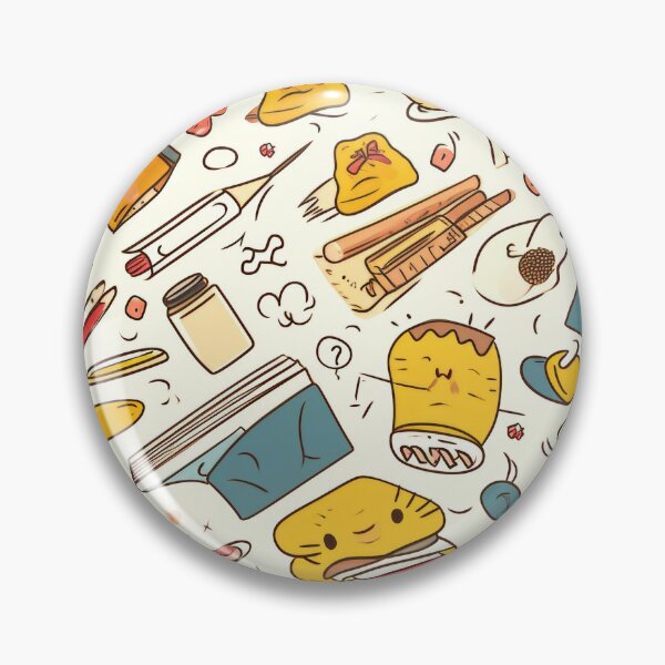 Item preview, Colorful Kawaii Patterns Featuring Animals and Food designed and sold by Piotrek0001.