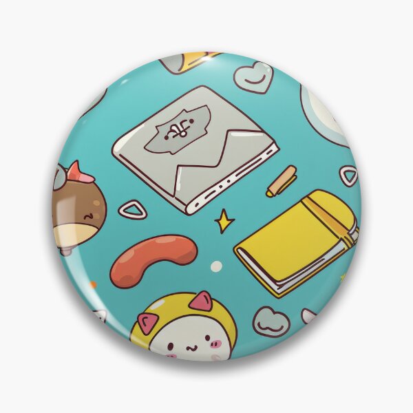 Item preview, Colorful Kawaii Patterns Featuring Animals and Food designed and sold by Piotrek0001.