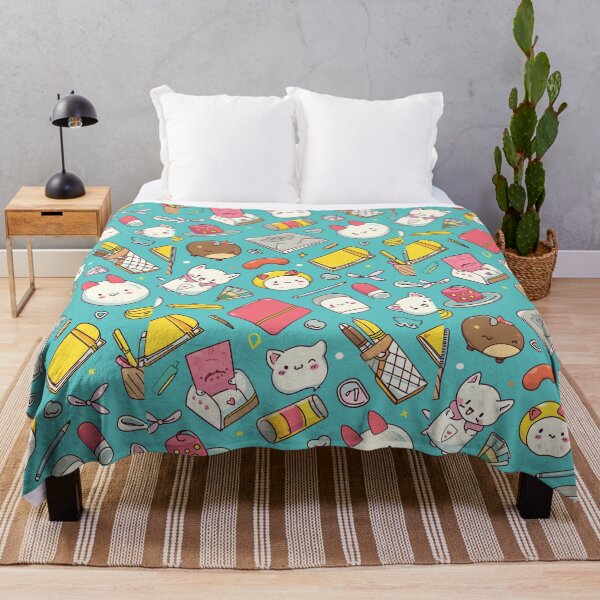 Item preview, Colorful Kawaii Patterns Featuring Animals and Food designed and sold by Piotrek0001.