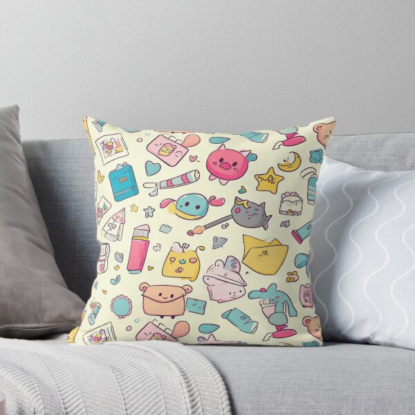 Item preview, Colorful Kawaii Patterns Featuring Animals and Food designed and sold by Piotrek0001.