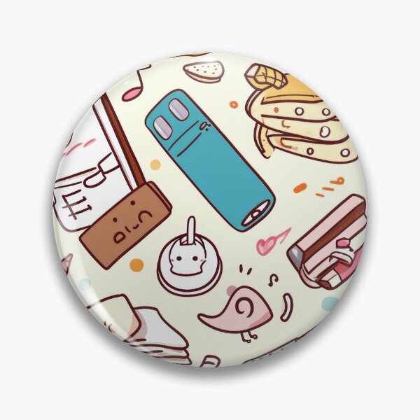 Item preview, Colorful Kawaii Patterns Featuring Animals and Food designed and sold by Piotrek0001.