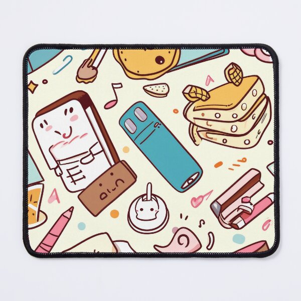 Item preview, Colorful Kawaii Patterns Featuring Animals and Food designed and sold by Piotrek0001.