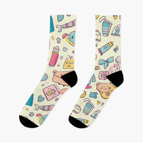 Item preview, Colorful Kawaii Patterns Featuring Animals and Food designed and sold by Piotrek0001.
