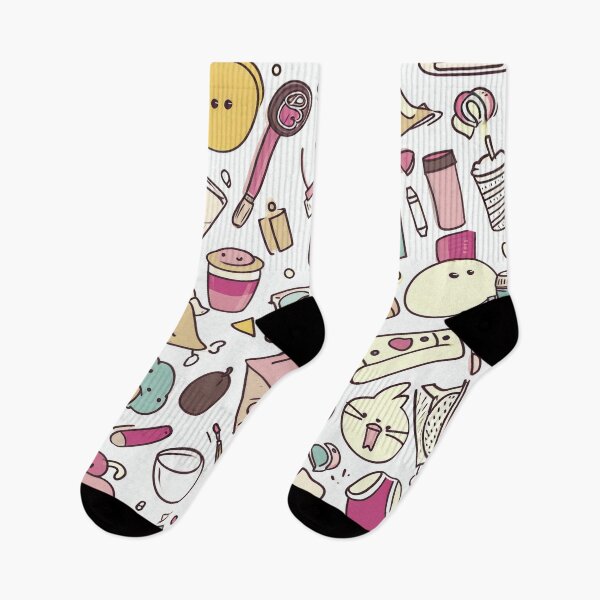 Item preview, Colorful Kawaii Patterns Featuring Animals and Food designed and sold by Piotrek0001.