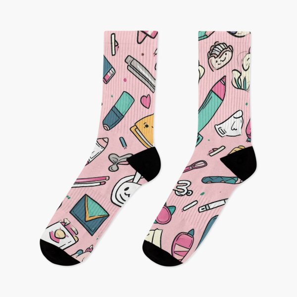Item preview, Colorful Kawaii Patterns Featuring Animals and Food designed and sold by Piotrek0001.