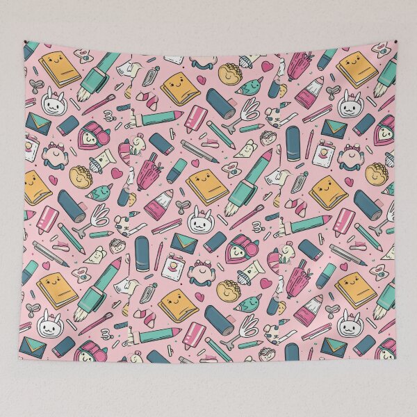 Item preview, Colorful Kawaii Patterns Featuring Animals and Food designed and sold by Piotrek0001.