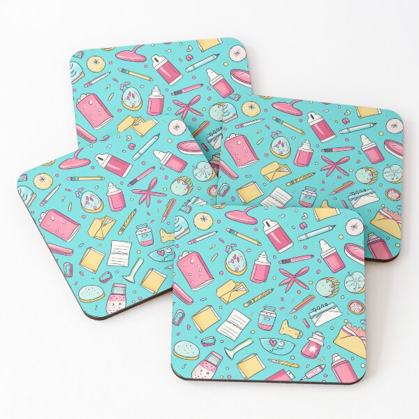 Item preview, Colorful Kawaii Patterns Featuring Animals and Food designed and sold by Piotrek0001.