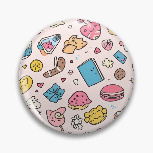 Item preview, Colorful Kawaii Patterns Featuring Animals and Food designed and sold by Piotrek0001.