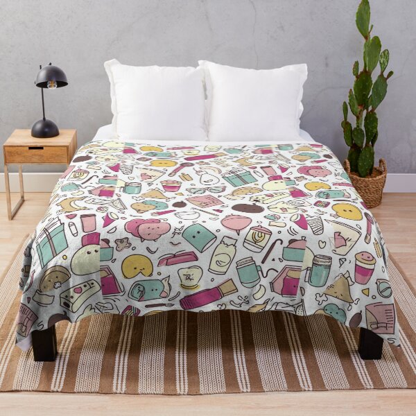 Item preview, Colorful Kawaii Patterns Featuring Animals and Food designed and sold by Piotrek0001.