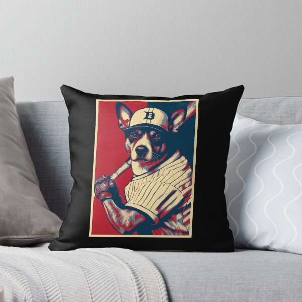 Aperçu de l'œuvre Chien joueur de baseball HOPE créée et vendue par TrueArtsStore.