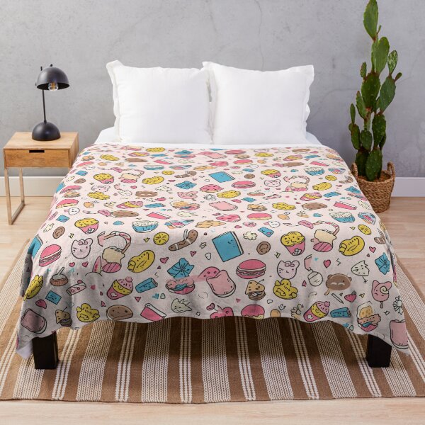 Item preview, Colorful Kawaii Patterns Featuring Animals and Food designed and sold by Piotrek0001.
