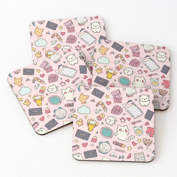 Item preview, Colorful Kawaii Patterns Featuring Animals and Food designed and sold by Piotrek0001.
