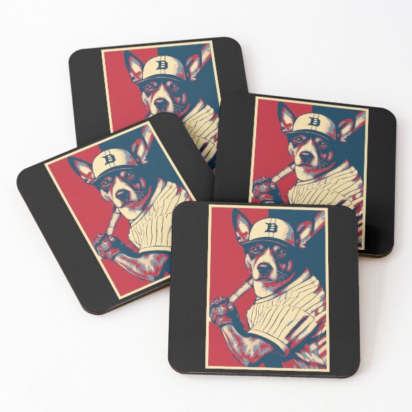 Item preview, Dog Baseball Player HOPE designed and sold by TrueArtsStore.