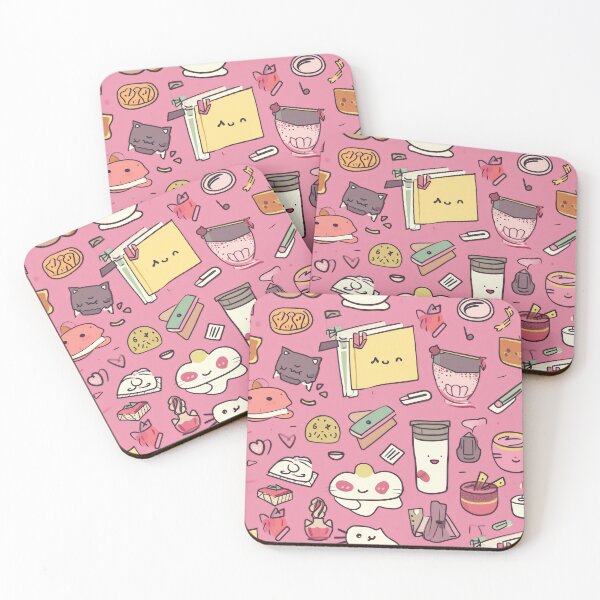 Item preview, Colorful Kawaii Patterns Featuring Animals and Food designed and sold by Piotrek0001.