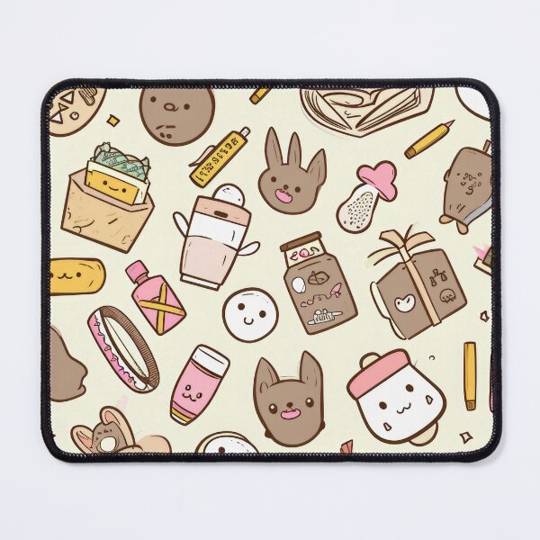Item preview, Colorful Kawaii Patterns Featuring Animals and Food designed and sold by Piotrek0001.