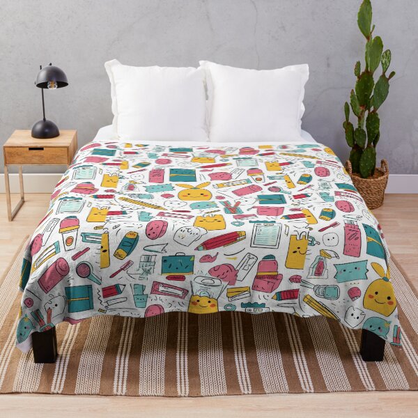 Item preview, Colorful Kawaii Patterns Featuring Animals and Food designed and sold by Piotrek0001.