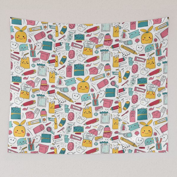 Item preview, Colorful Kawaii Patterns Featuring Animals and Food designed and sold by Piotrek0001.