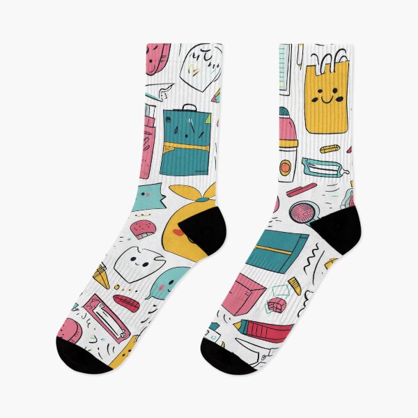 Item preview, Colorful Kawaii Patterns Featuring Animals and Food designed and sold by Piotrek0001.