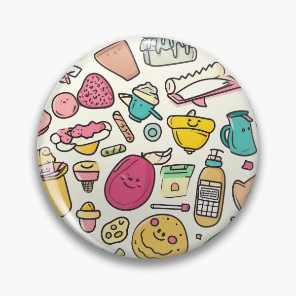 Item preview, Colorful Kawaii Patterns Featuring Animals and Food designed and sold by Piotrek0001.