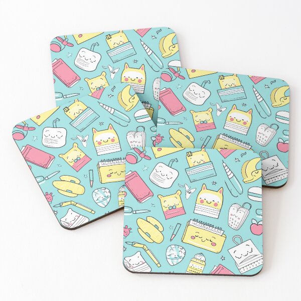 Item preview, Colorful Kawaii Patterns Featuring Animals and Food designed and sold by Piotrek0001.
