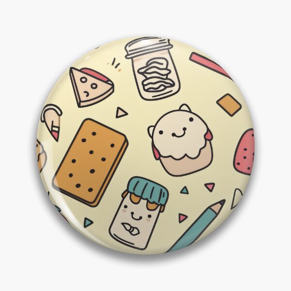 Item preview, Colorful Kawaii Patterns Featuring Animals and Food designed and sold by Piotrek0001.