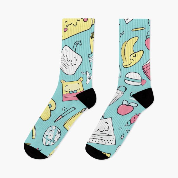 Item preview, Colorful Kawaii Patterns Featuring Animals and Food designed and sold by Piotrek0001.