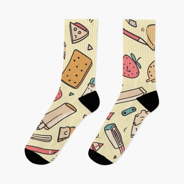 Item preview, Colorful Kawaii Patterns Featuring Animals and Food designed and sold by Piotrek0001.