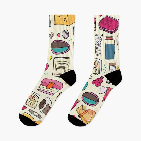 Item preview, Colorful Kawaii Patterns Featuring Animals and Food designed and sold by Piotrek0001.