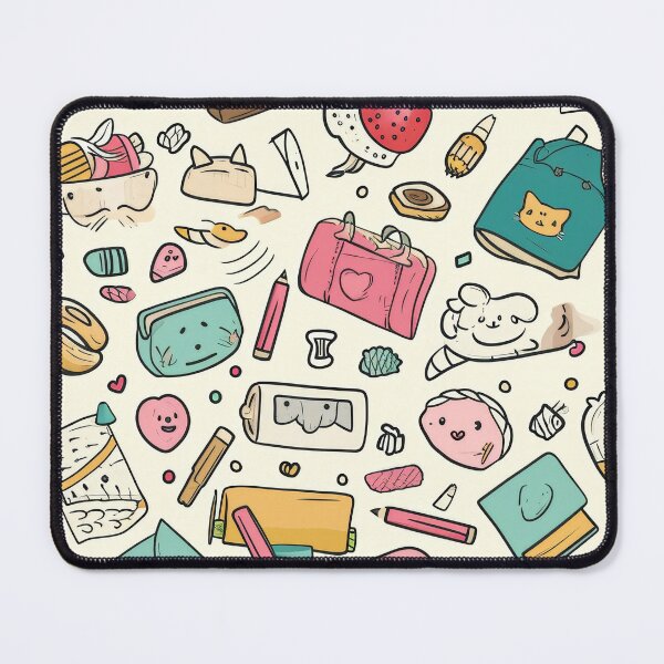 Item preview, Colorful Kawaii Patterns Featuring Animals and Food designed and sold by Piotrek0001.