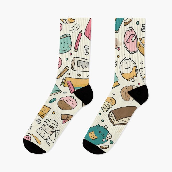 Item preview, Colorful Kawaii Patterns Featuring Animals and Food designed and sold by Piotrek0001.