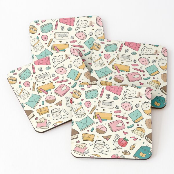 Item preview, Colorful Kawaii Patterns Featuring Animals and Food designed and sold by Piotrek0001.