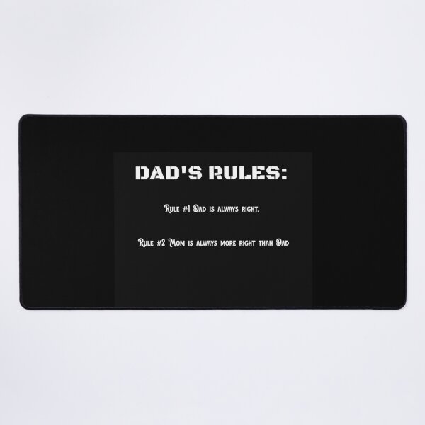 Item preview, DAD'S Rules designed and sold by Forever-Collie.
