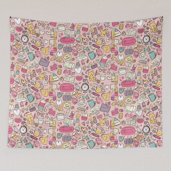 Item preview, Colorful Kawaii Patterns Featuring Animals and Food designed and sold by Piotrek0001.