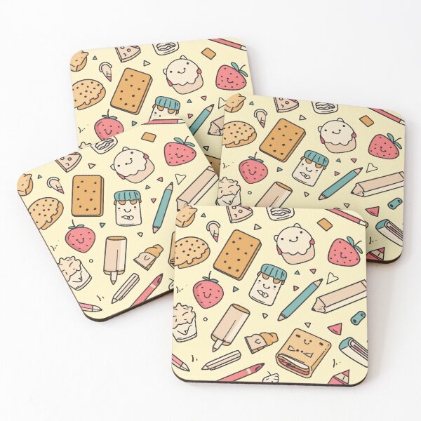 Item preview, Colorful Kawaii Patterns Featuring Animals and Food designed and sold by Piotrek0001.