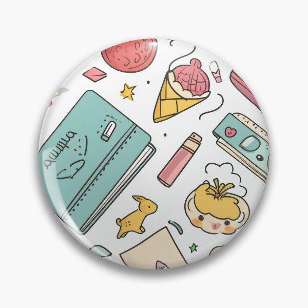 Item preview, Colorful Kawaii Patterns Featuring Animals and Food designed and sold by Piotrek0001.